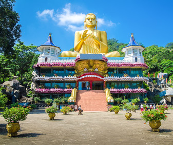 Dambulla cave temple. Sri Lanka